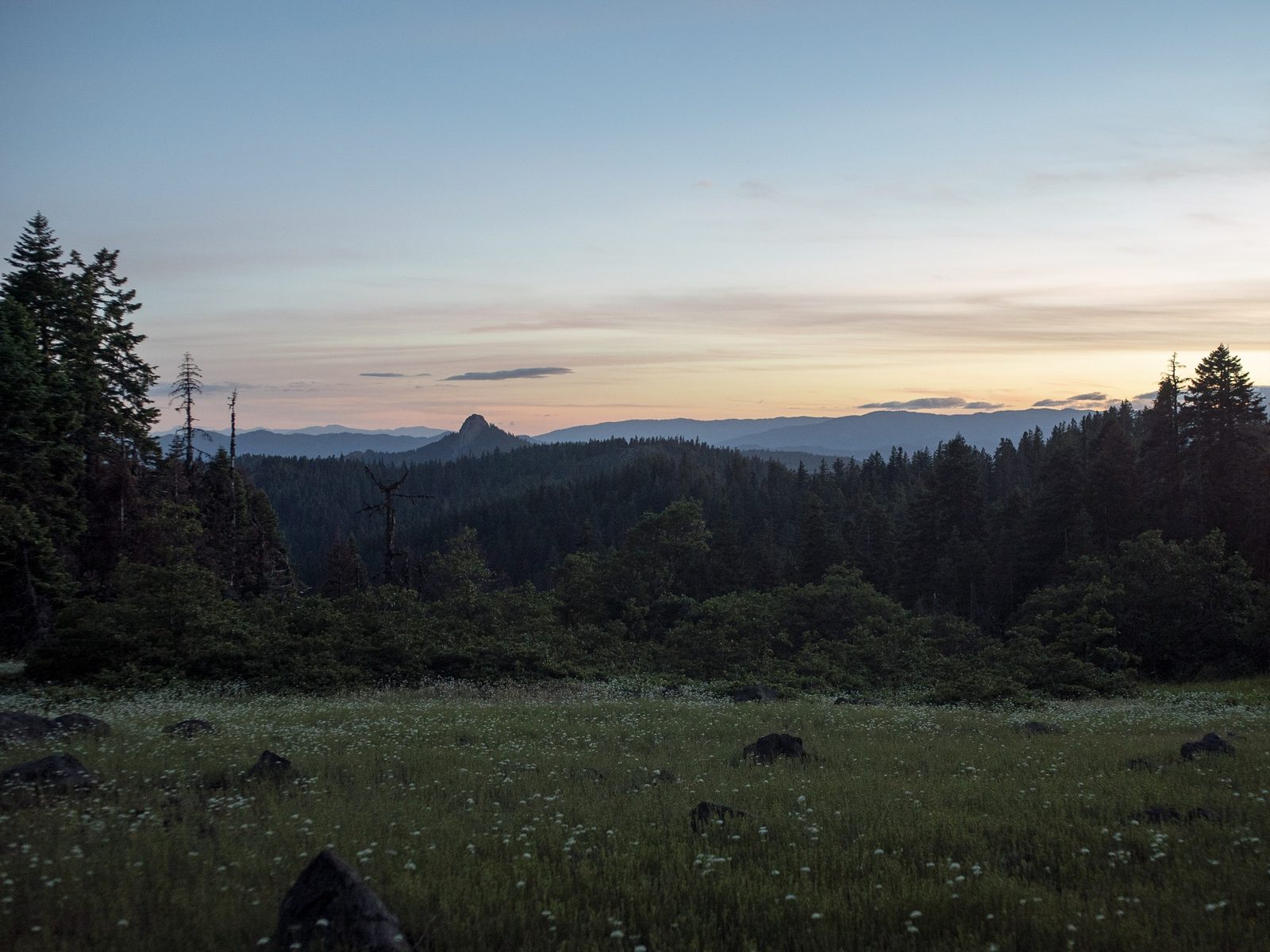 Evening Twilight, Cascade-Siskiyou National Monument, Jackson County, Oregon